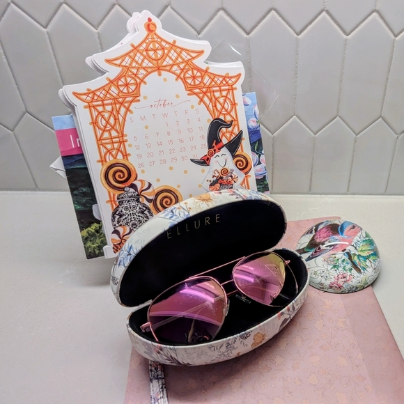Ellure Floral Glasses Case With Sunglasses main image 7